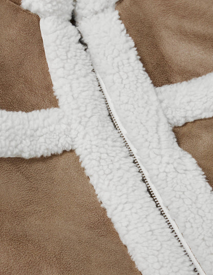 Thurso Sherpa Jacket-Camel-6