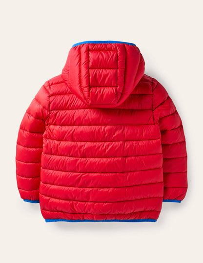 Cosy Pack-away Padded Jacket-Rockabilly Red-2