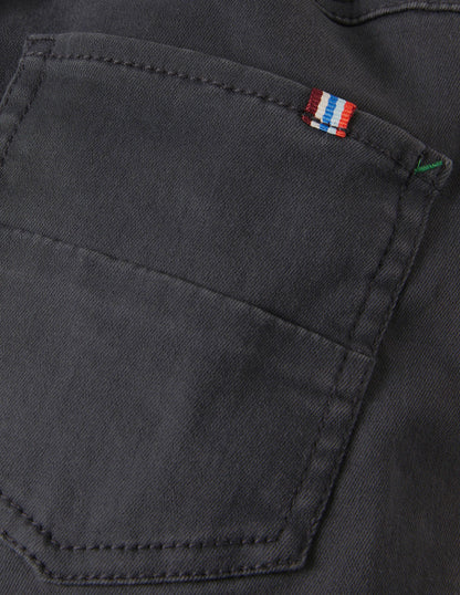 Relaxed Slim Pull-on Trousers-Soot Grey-3