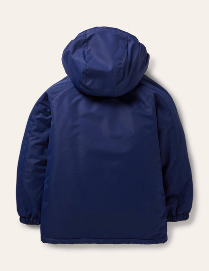 Cosy Sherpa-lined Anorak-College Navy-2
