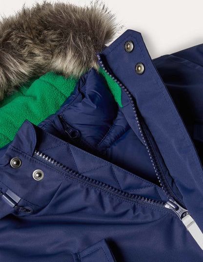 Cosy Waterproof Parka-College Navy-3