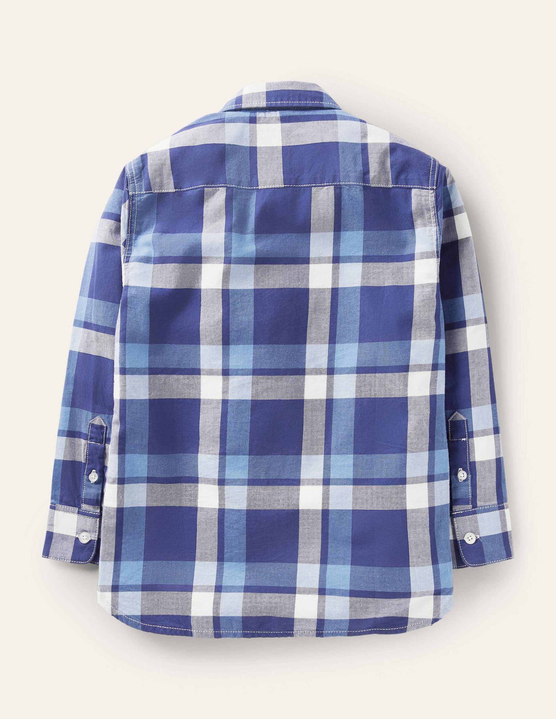 Casual Twill Shirt-College Navy/Blue-2