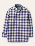 Casual Twill Shirt-Navy/Ivory Rainbow Star