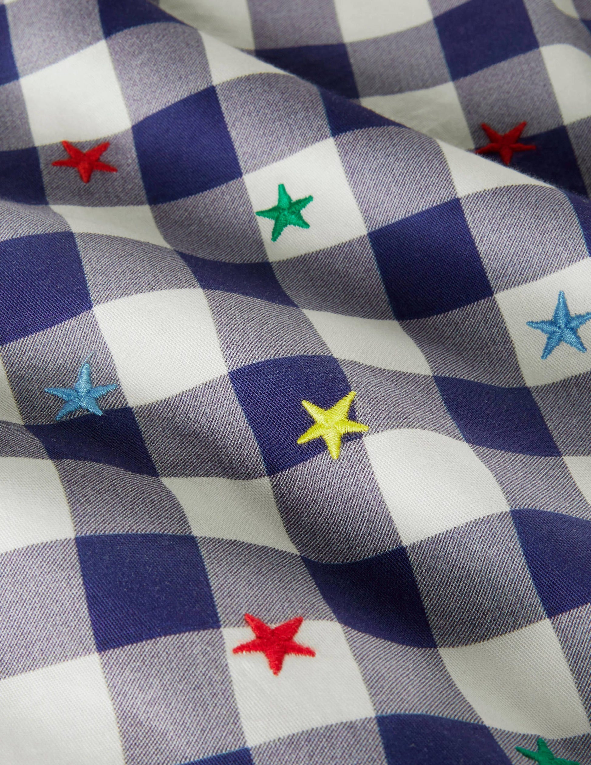 Casual Twill Shirt-Navy/Ivory Rainbow Star-3