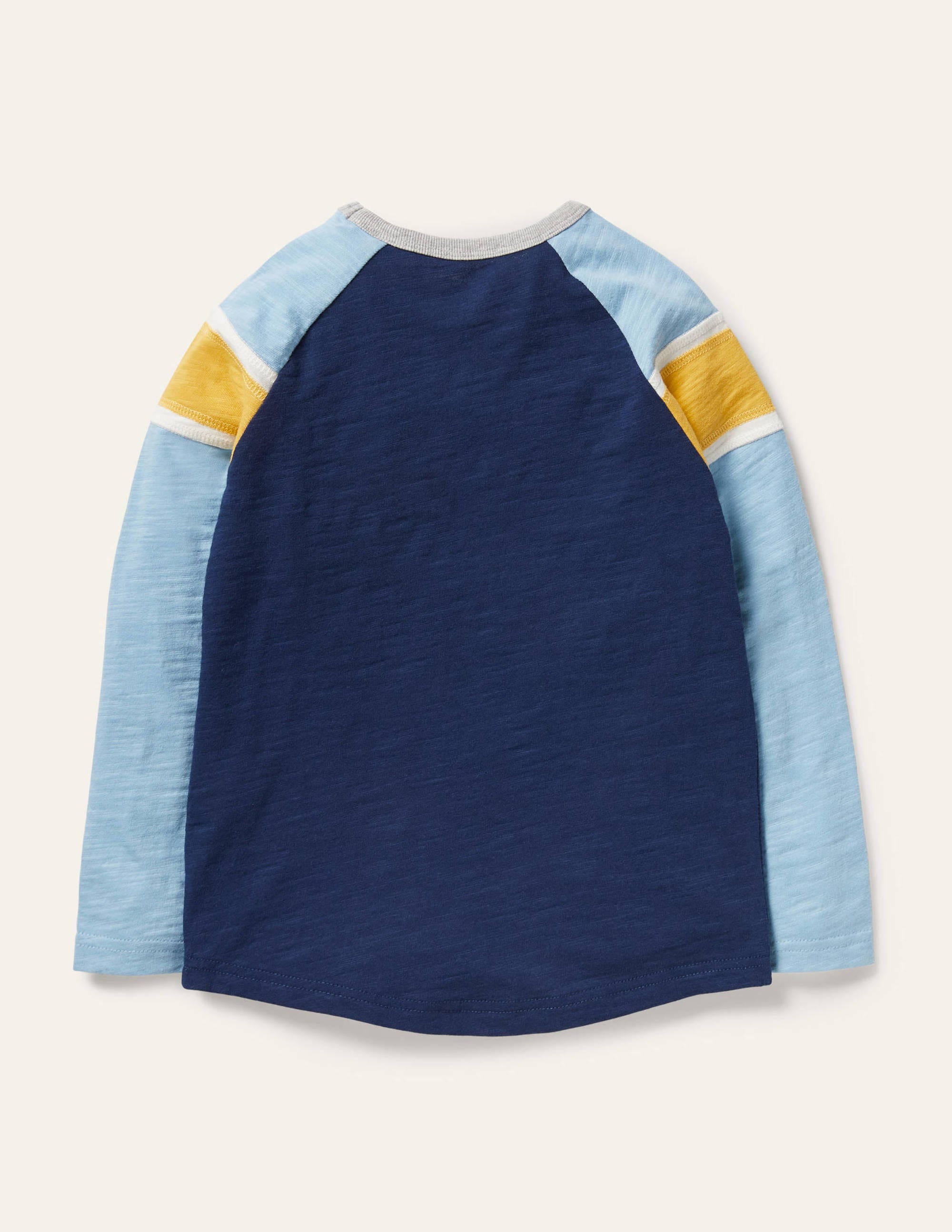 Raglan T-Shirt-Surfboard Blue/Maximillion - Image 2