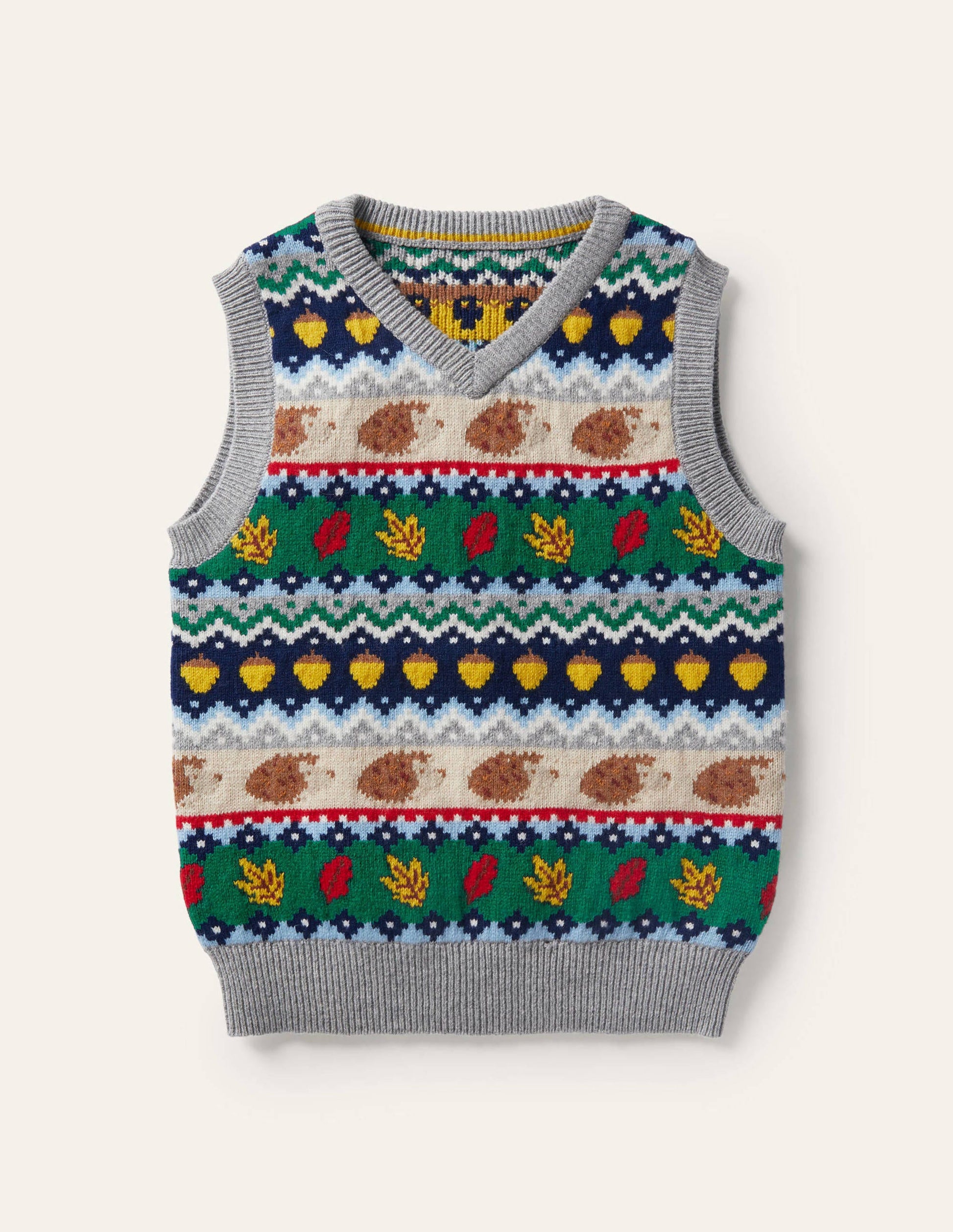 George Tank Top-Grey Marl/Woodland-1
