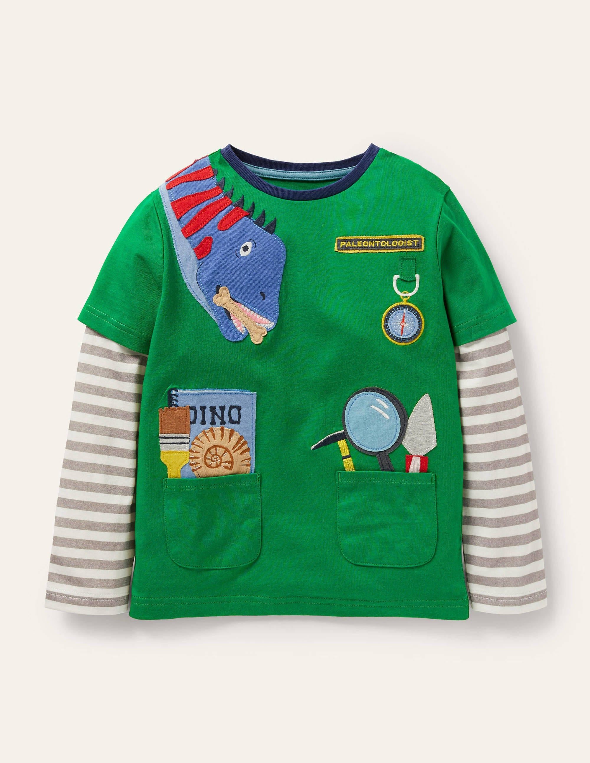 Occupational Appliqué T-shirt-Rosemary Green Paleontologist - Image 1