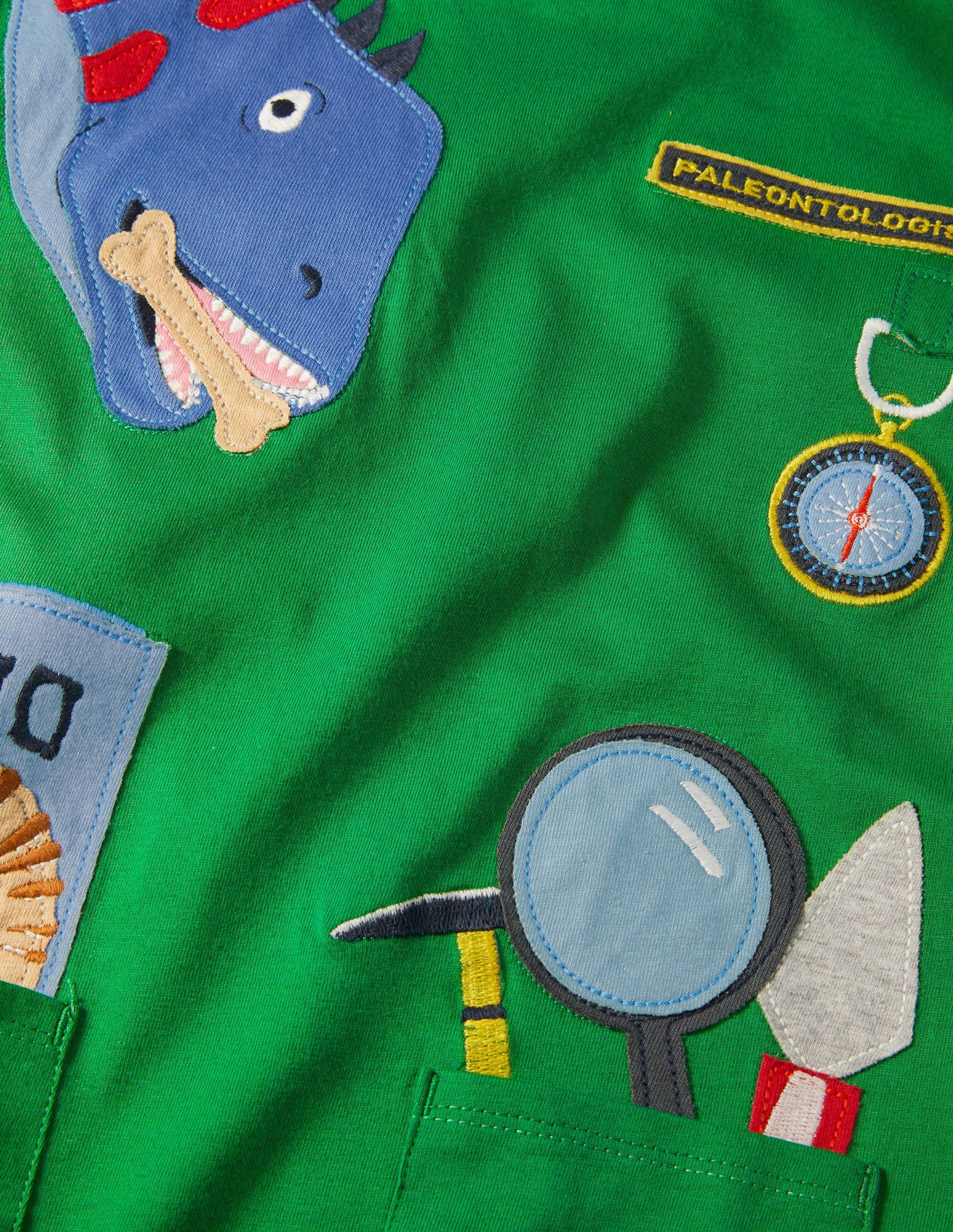 Occupational Appliqué T-shirt-Rosemary Green Paleontologist - Image 3