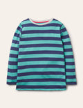 Supersoft Long-sleeved T-shirt-Brook Blue/Navy
