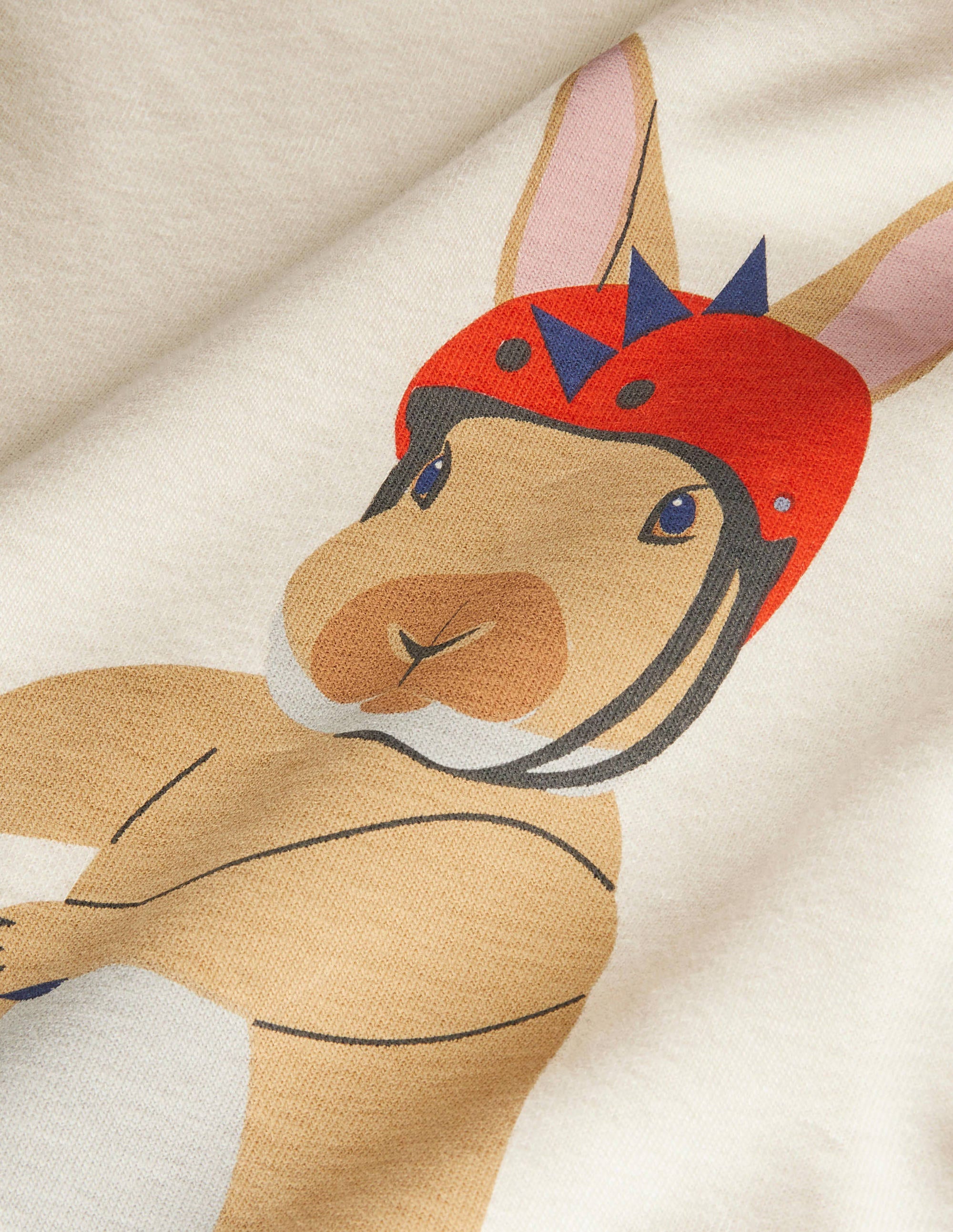 Snug Short John Pyjamas-Ivory Rabbit Scooter - Image 2