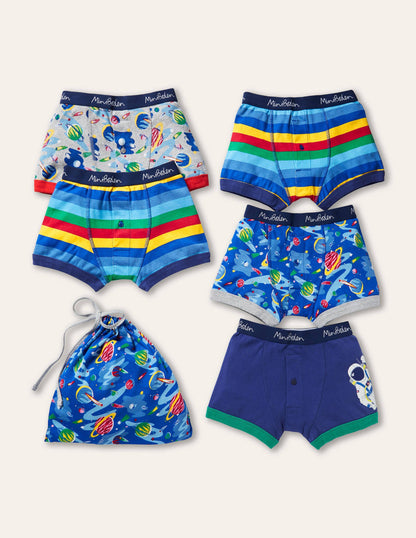 Boxers 5 Pack-Multi space-1