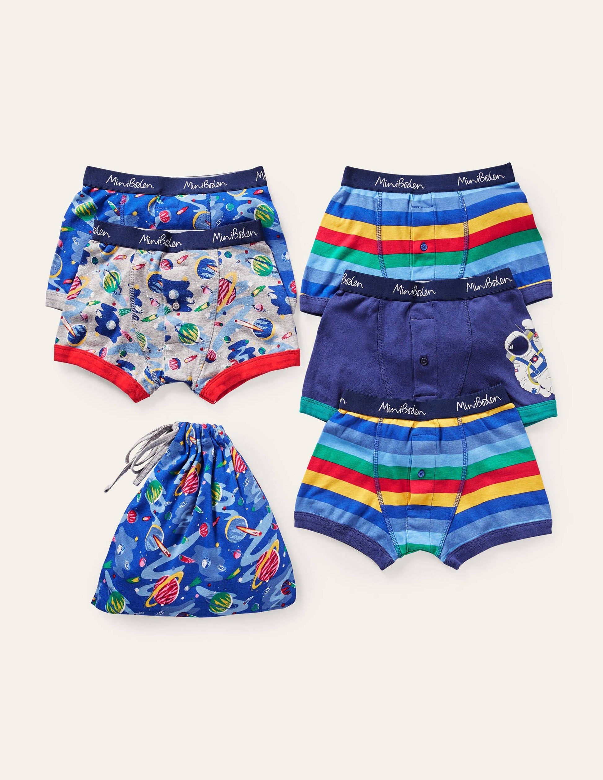 Boxers 5 Pack-Multi space-2