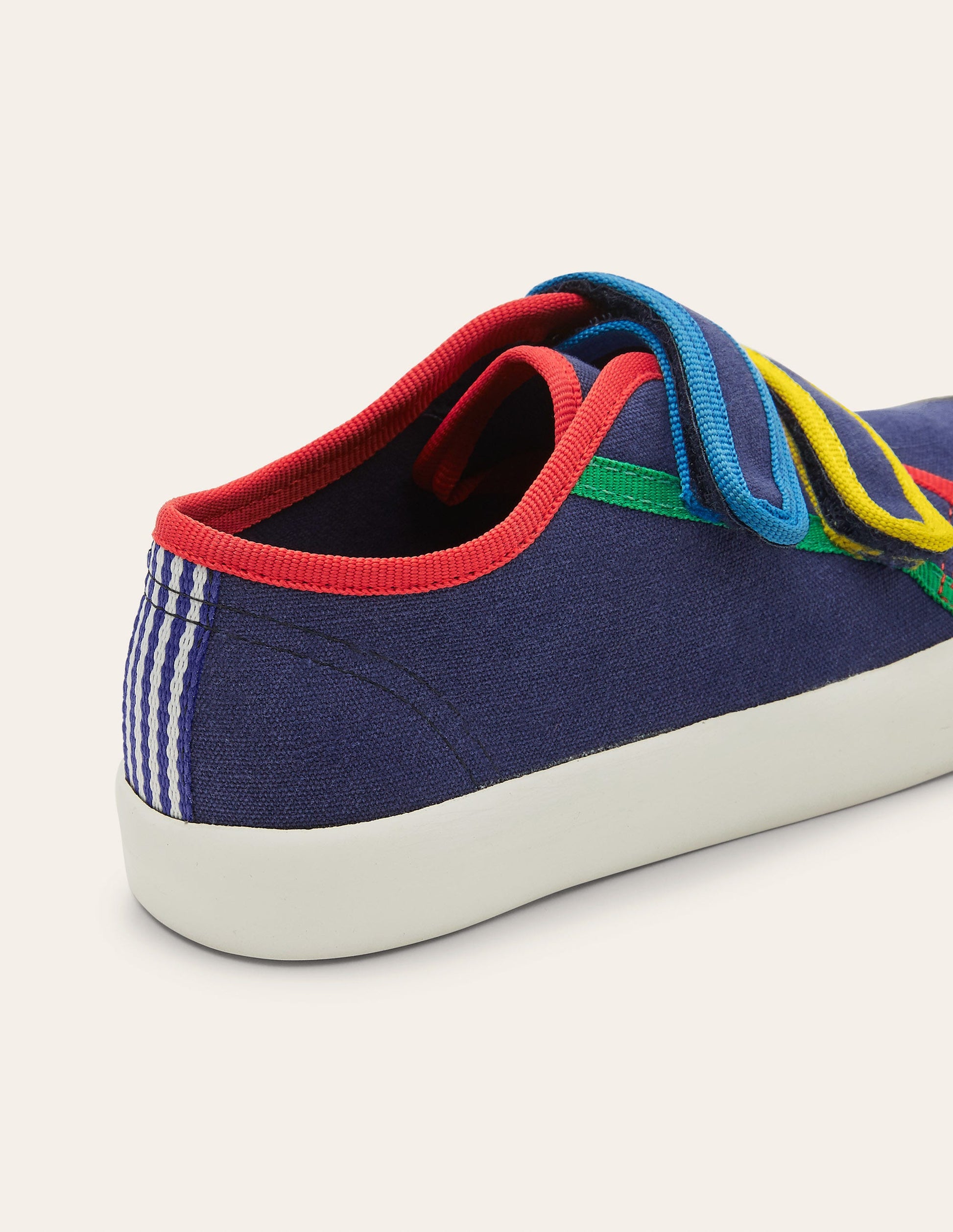 Canvas Low Top Trainers-Starboard Blue Rainbow-3
