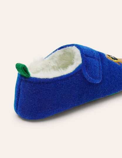Felt Guinea Pig Slippers-Brilliant Blue-3