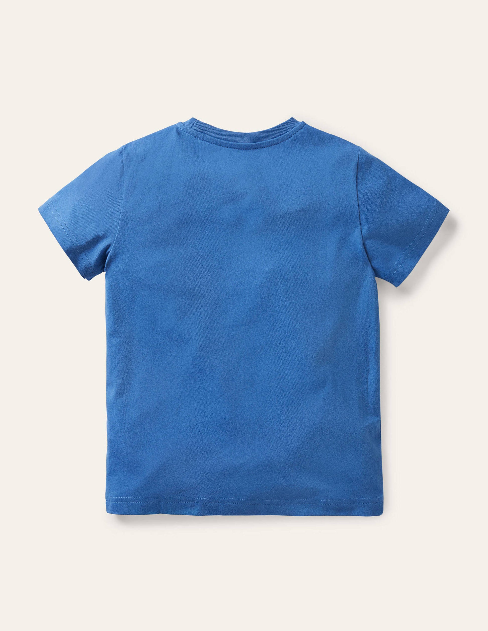 Beach Appliqué T-shirt-Elizabethan Blue Ice Cream-2