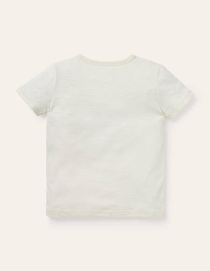 Graphic Pun T-shirt-Ivory Sup Dude-2