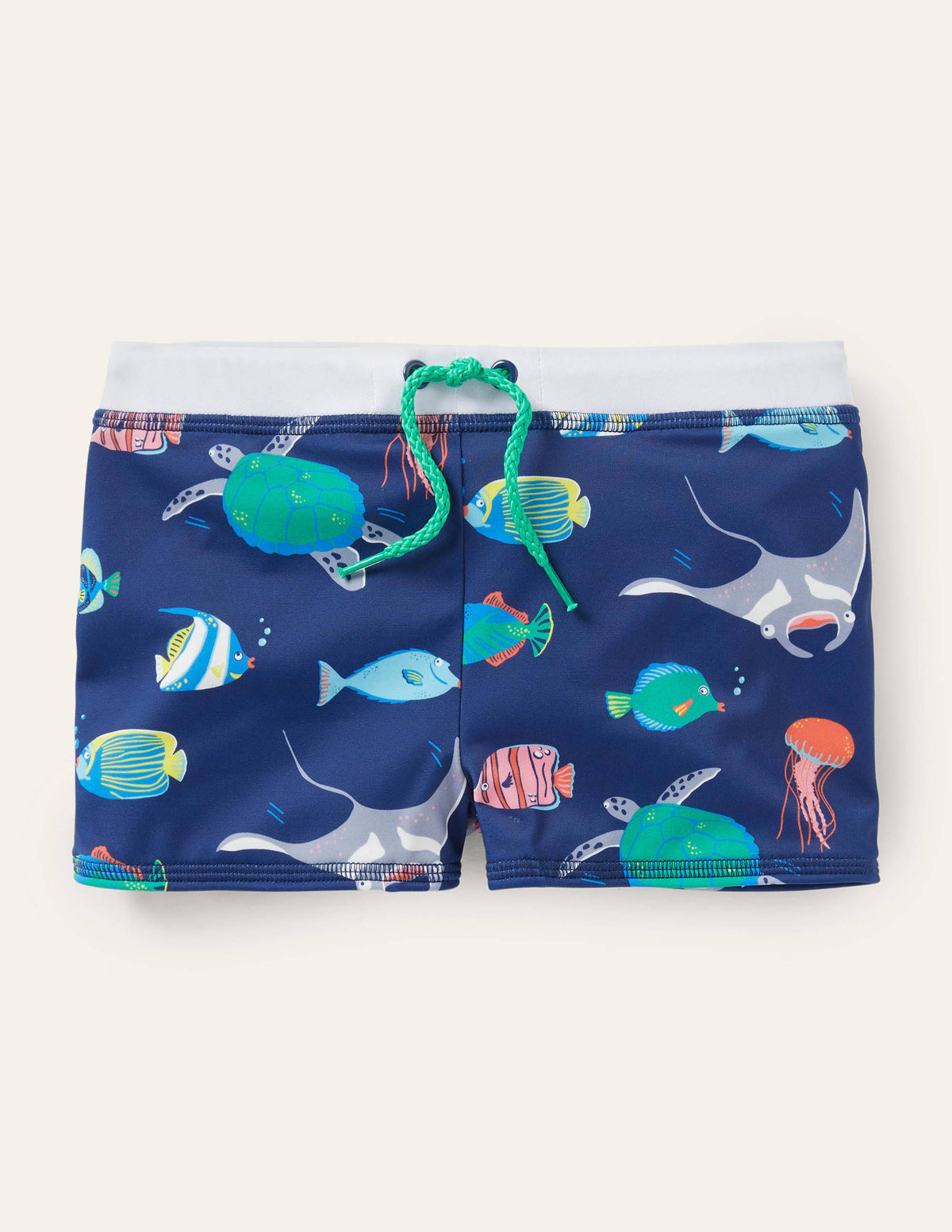 Swim Trunks-Starboard Blue Fish Friends-1