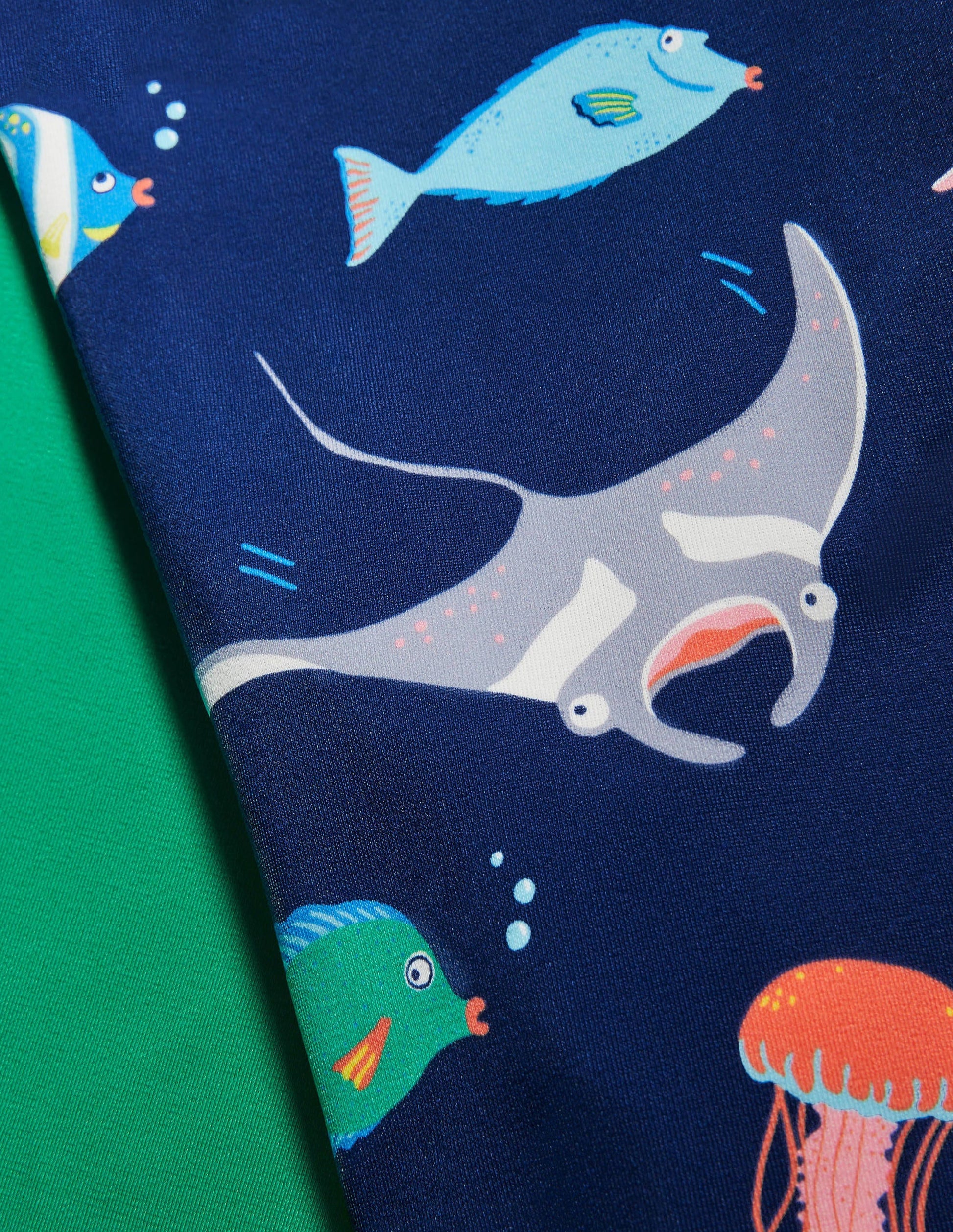 Surf Suit-Shamrock Green Manta Ray-3