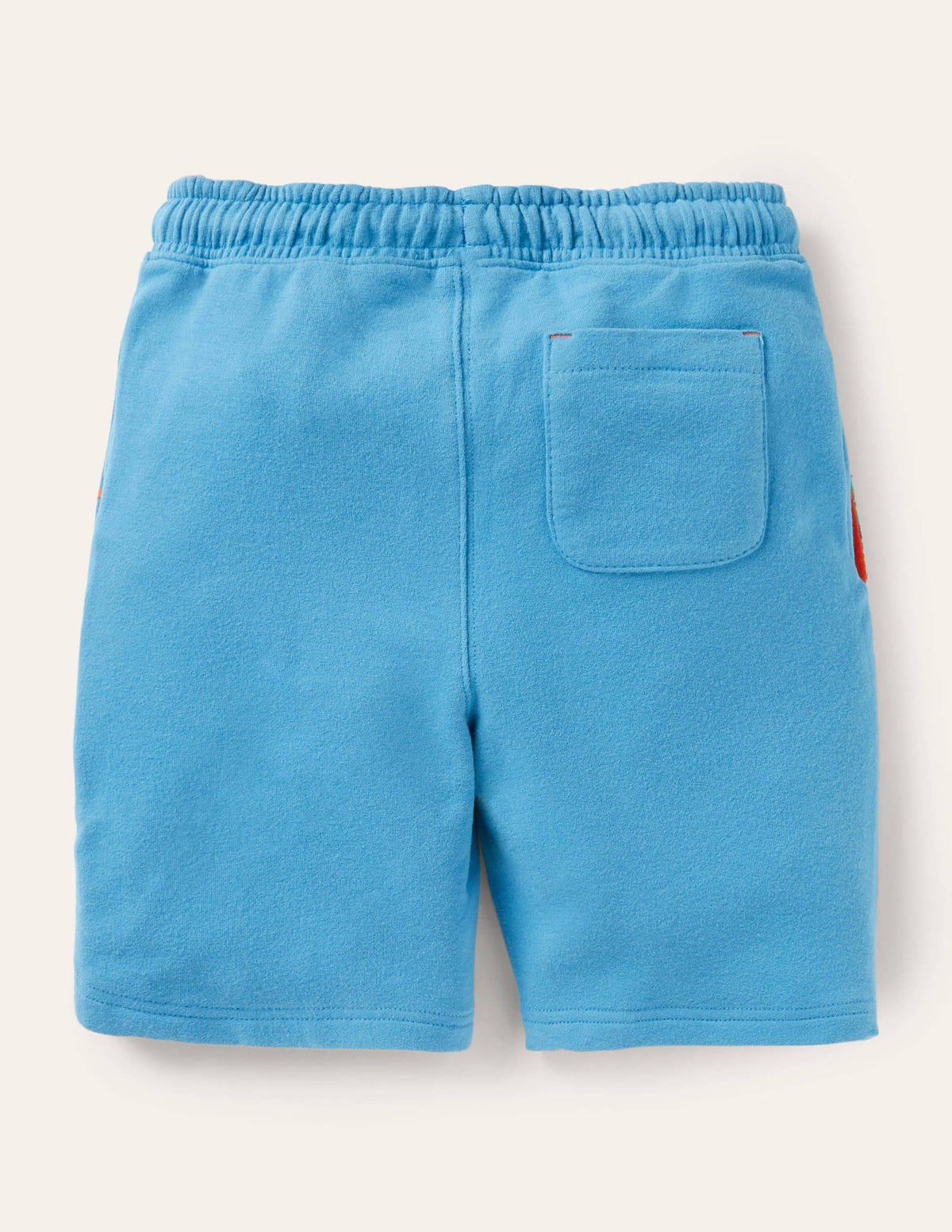 Appliqué Sweatshorts-Aqua Blue Fishes - Image 2