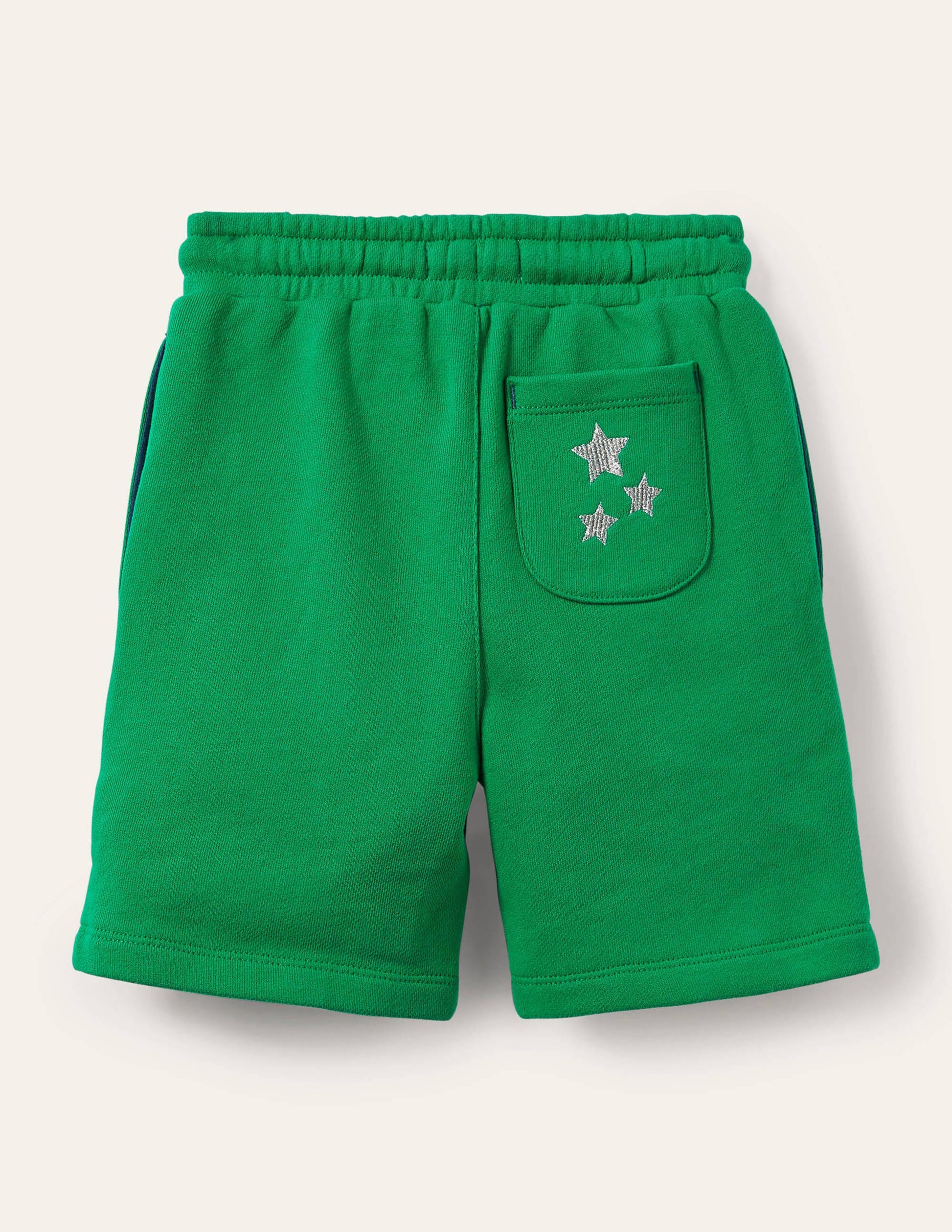Appliqué Sweatshorts-Sapling Green Space Badges-2