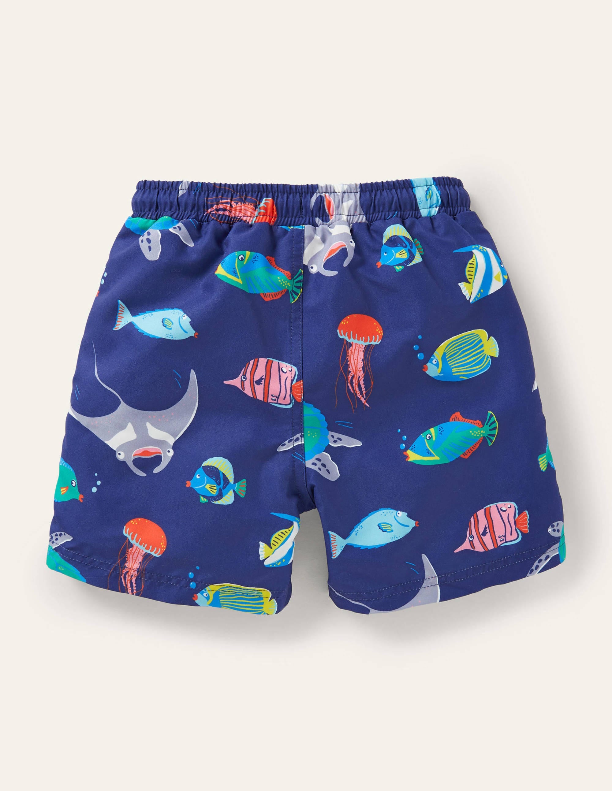 Swim Shorts-Starboard Blue Fish Friends - Image 2