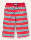 Jersey Baggies-Strawberry Tart Red/Misty Blue