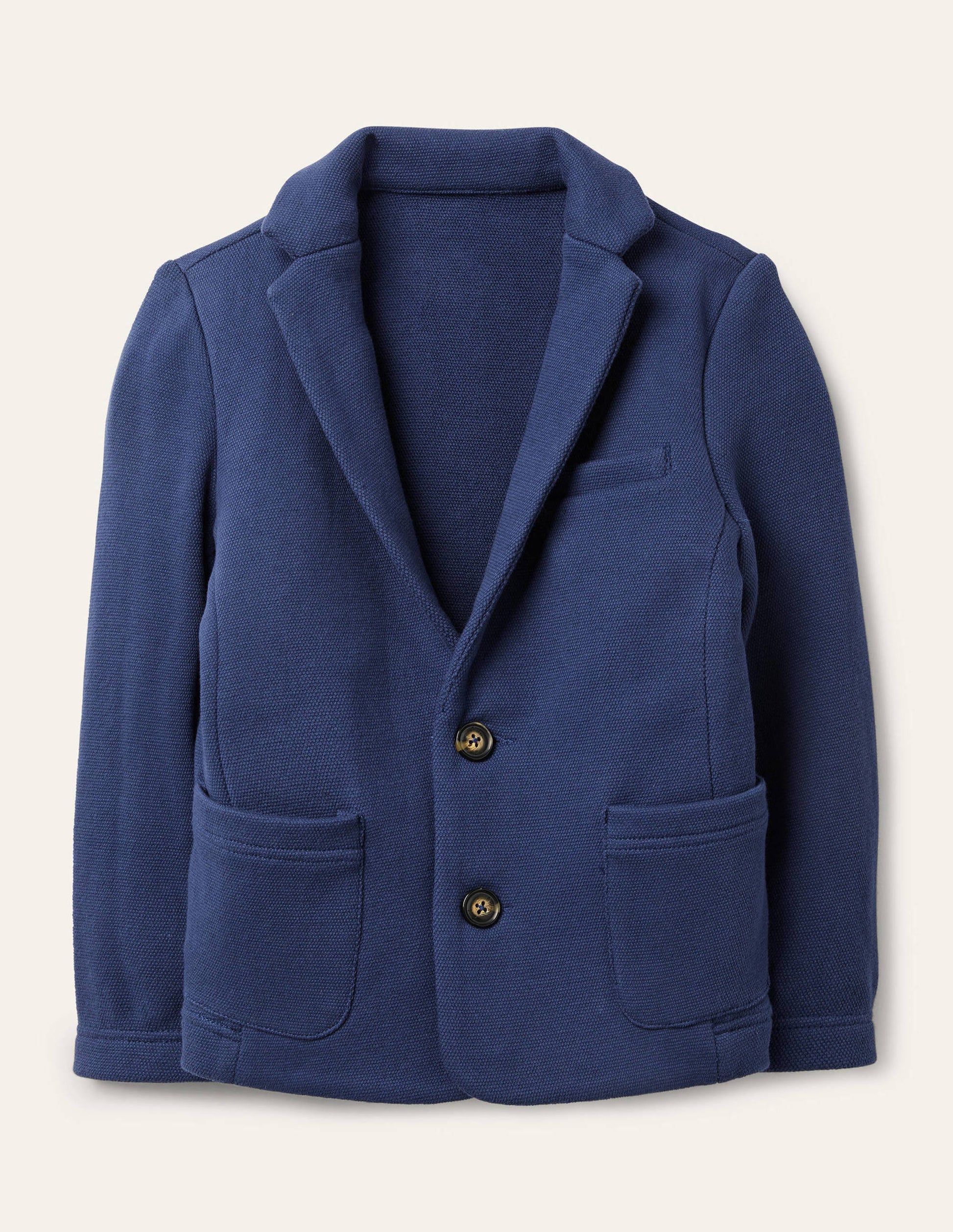 Jersey Blazer-College Navy-1