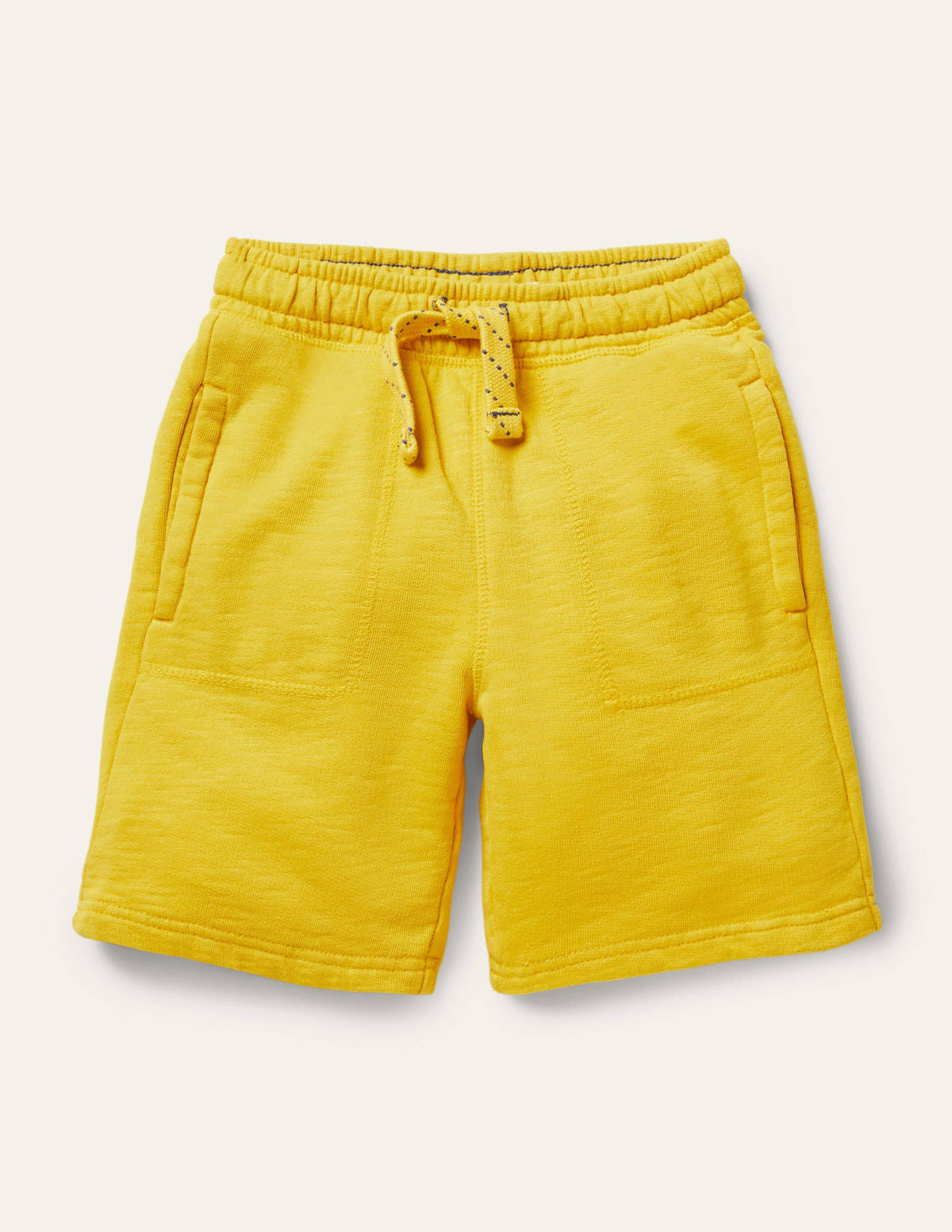 Garment-dyed Sweatshorts-Daffodil Yellow - Image 1