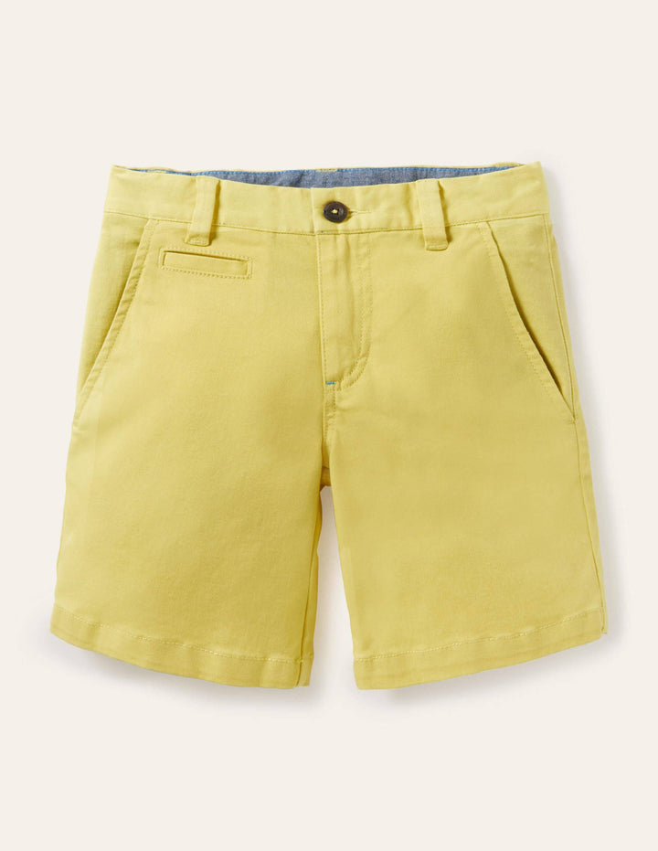 Chino Shorts-Pineapple Yellow
