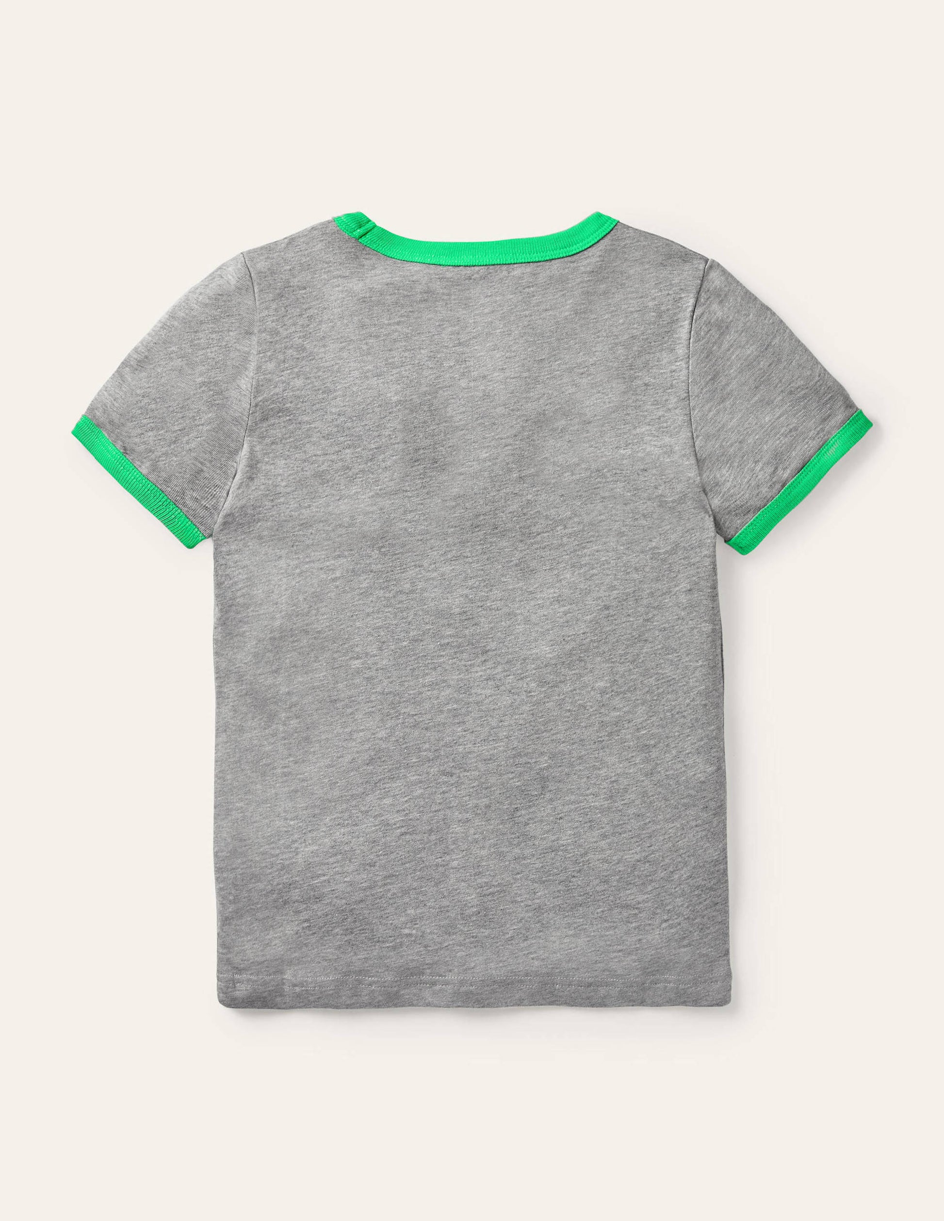 Graphic T-shirt-Grey Marl Go Green-2