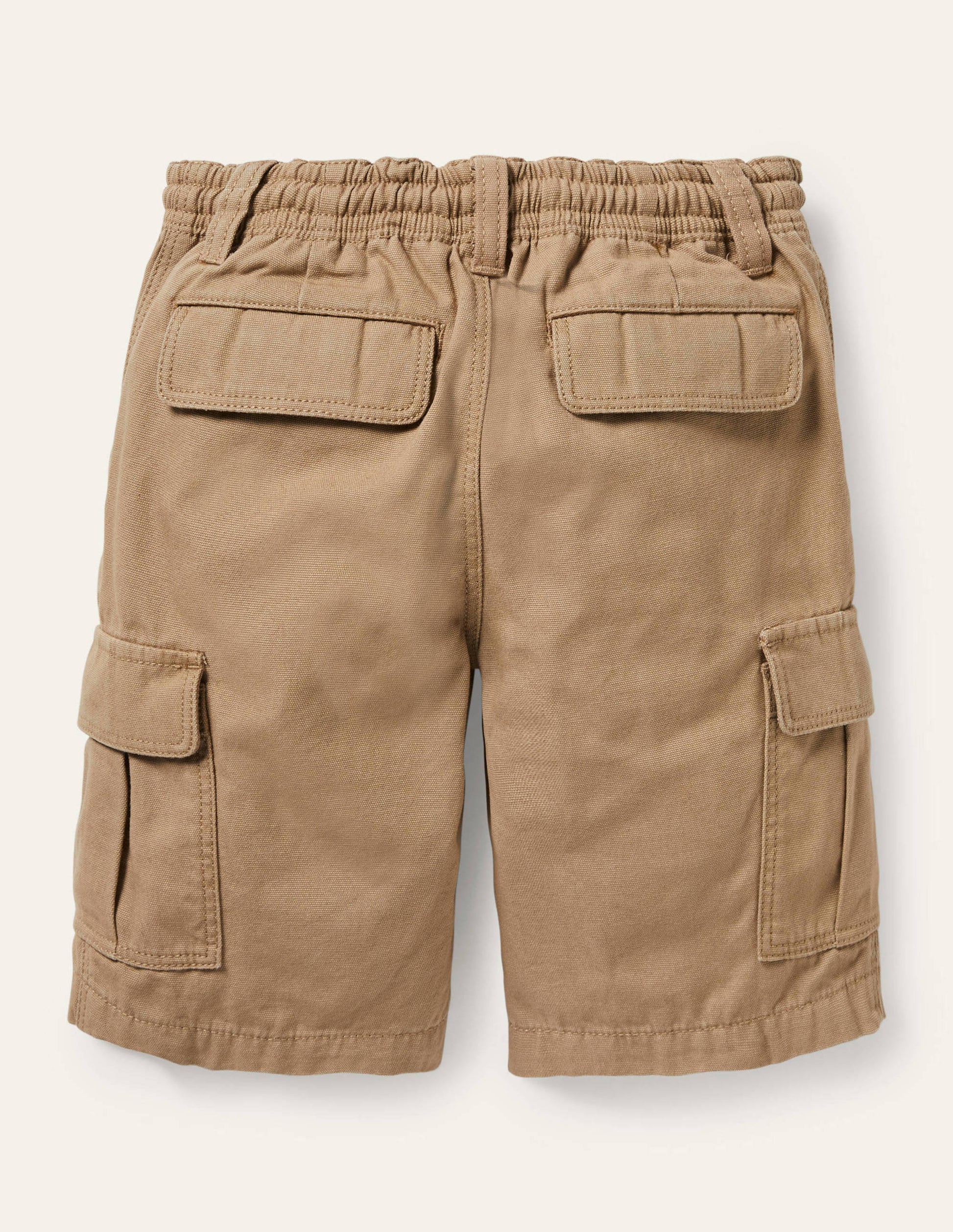 Cargo Shorts-Cappuccino Brown-2