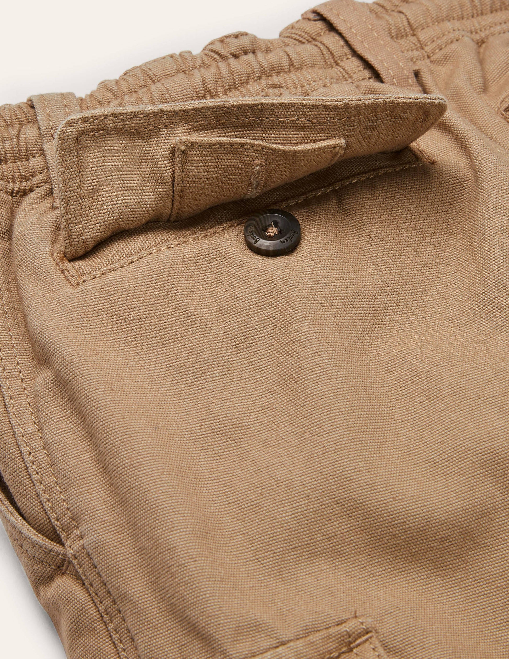 Cargo Shorts-Cappuccino Brown-3