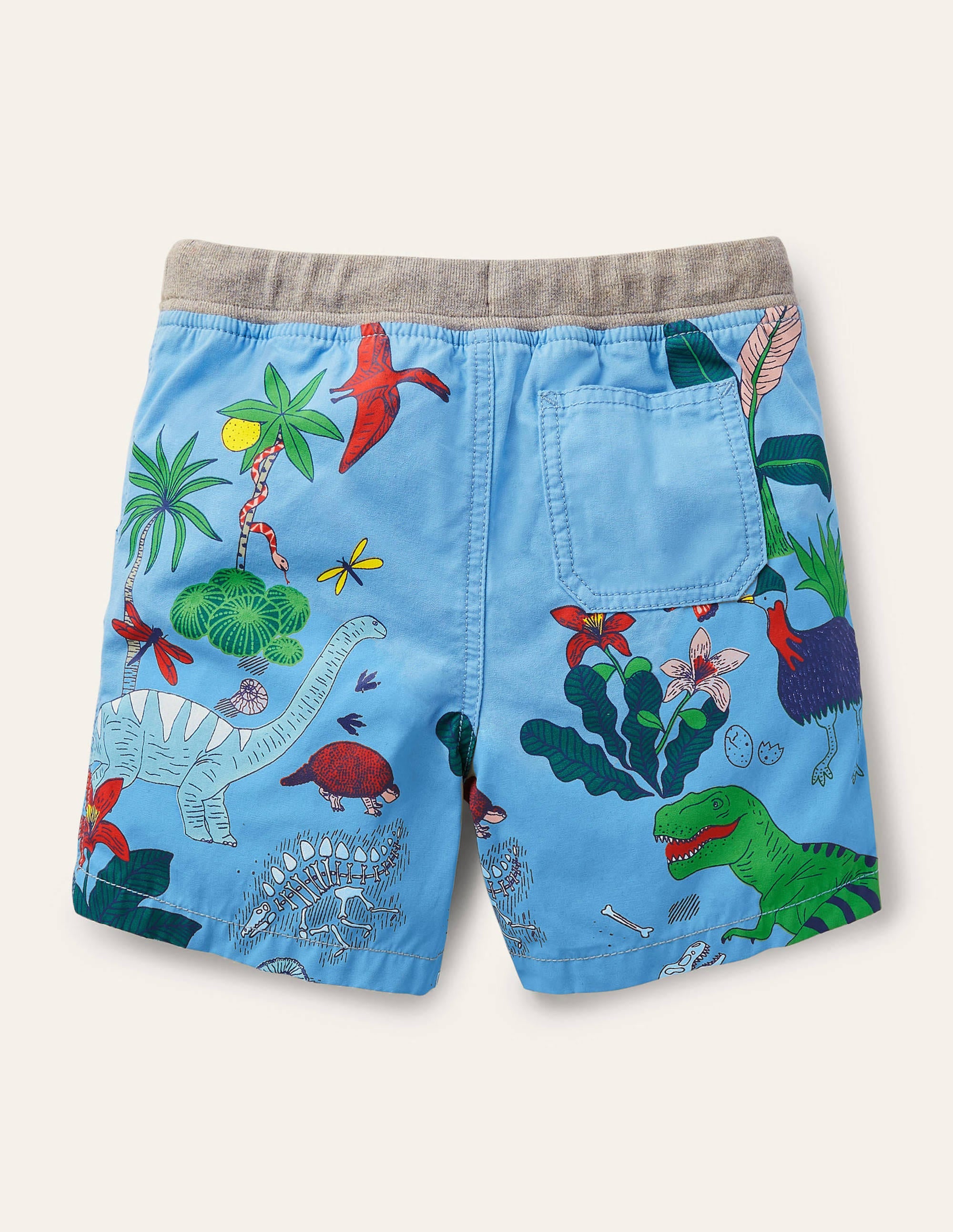Holiday Shorts-Surfboard Blue Dino Island - Image 2