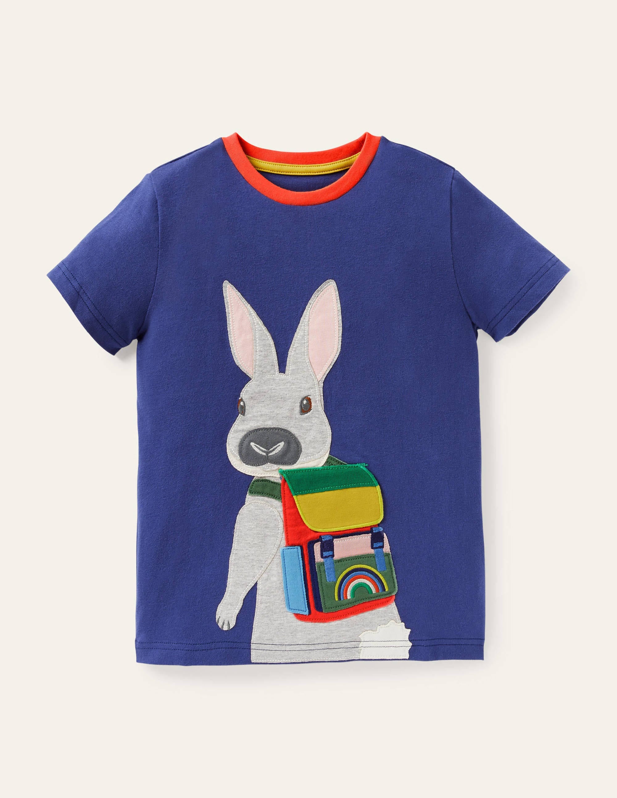 Travelling Animals T-shirt-Starboard Blue Bunny - Image 1