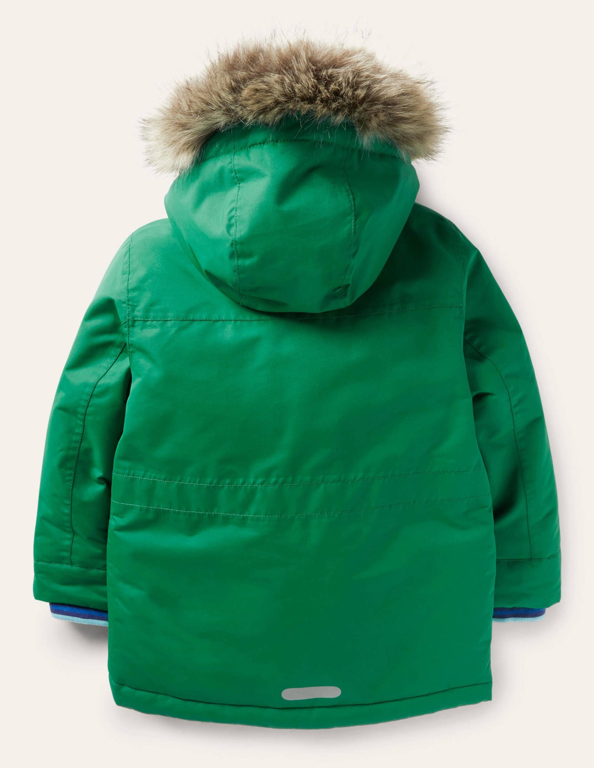 Cosy Waterproof Parka-Forest Green-2