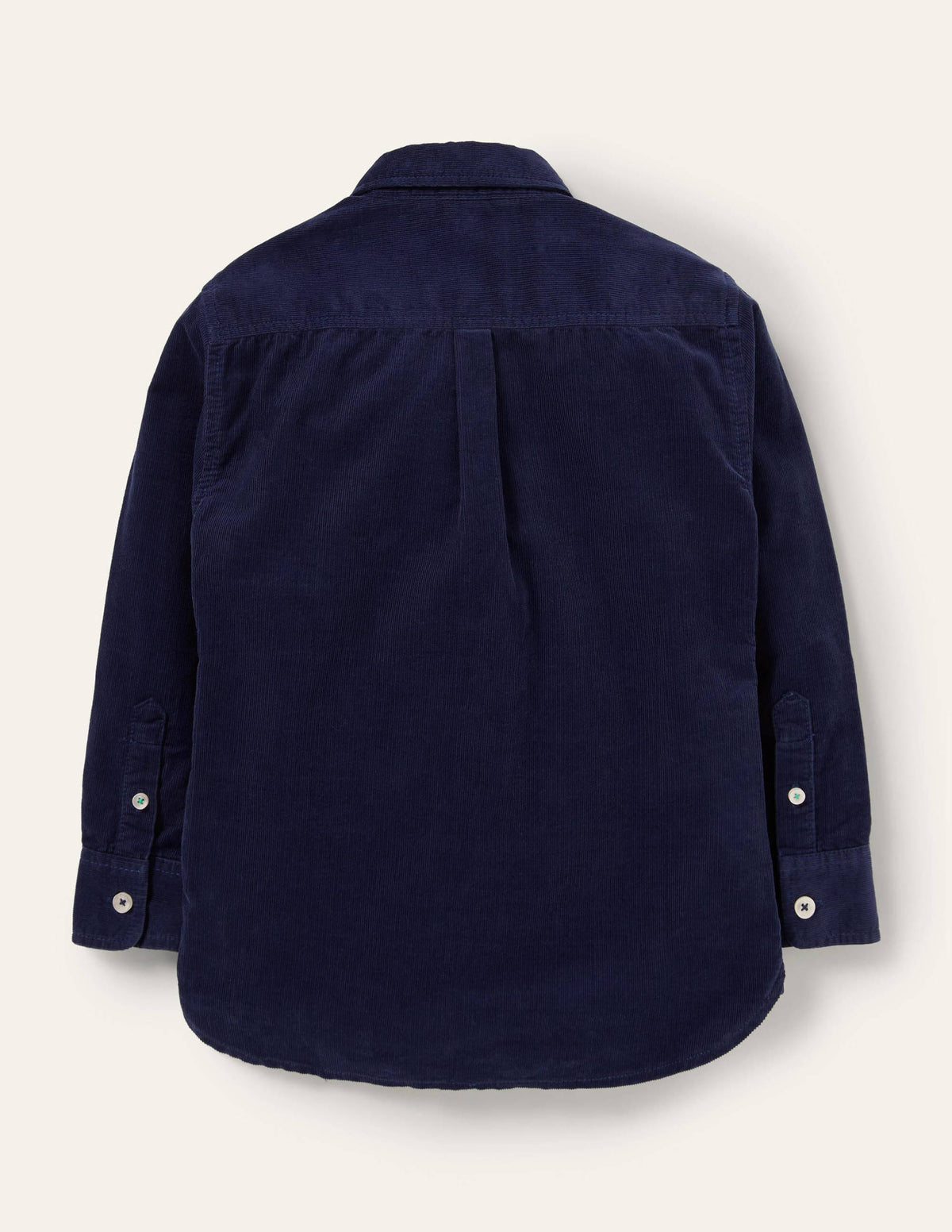 Embroidered Cord Shirt-College Navy Animals - Image 2