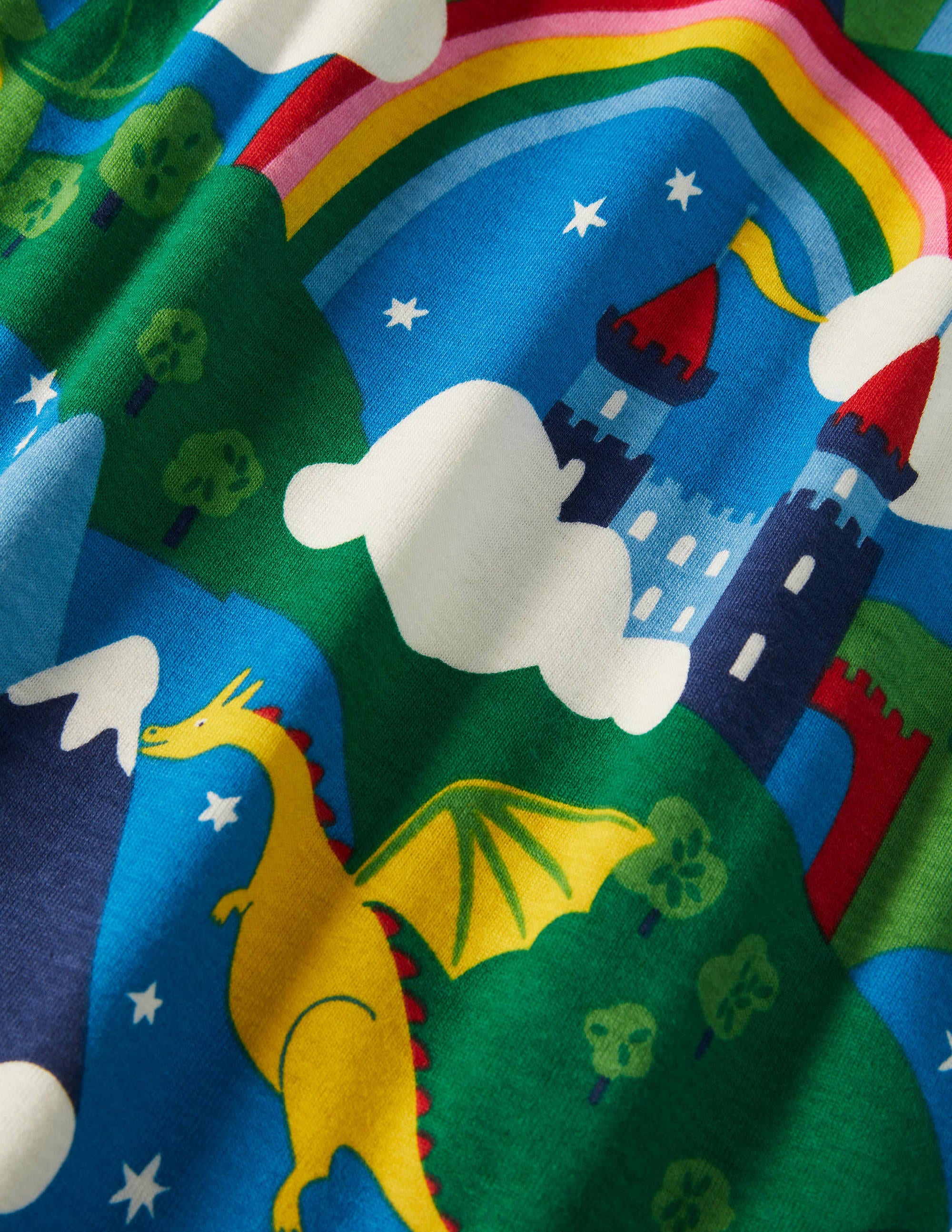 Twin Pack Snug Pyjamas-Blue Rainbow Dragon - Image 3