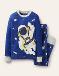 Snug Glow-in-the-dark Pyjamas-Brilliant Blue Astronaut