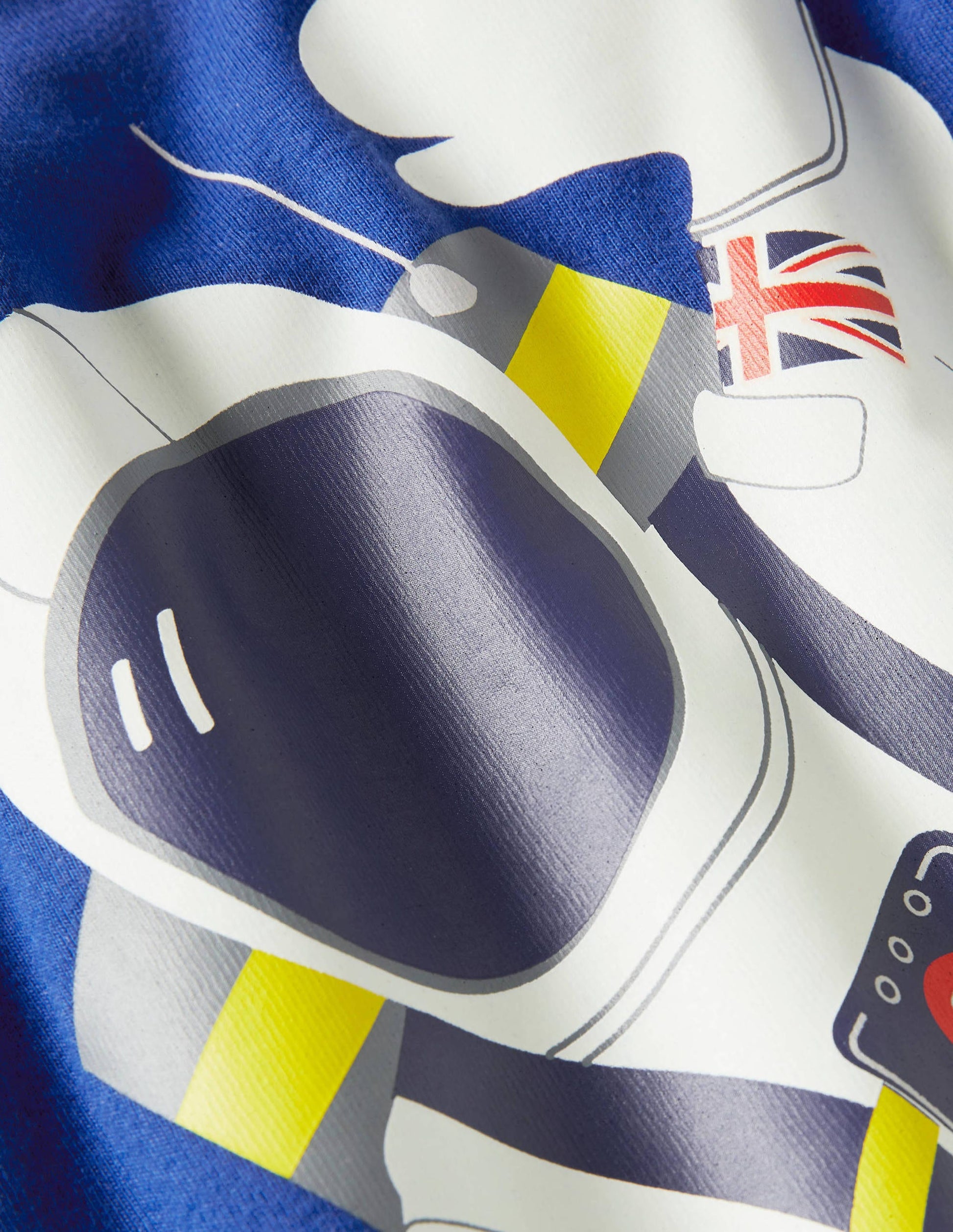 Snug Glow-in-the-dark Pyjamas-Brilliant Blue Astronaut-3
