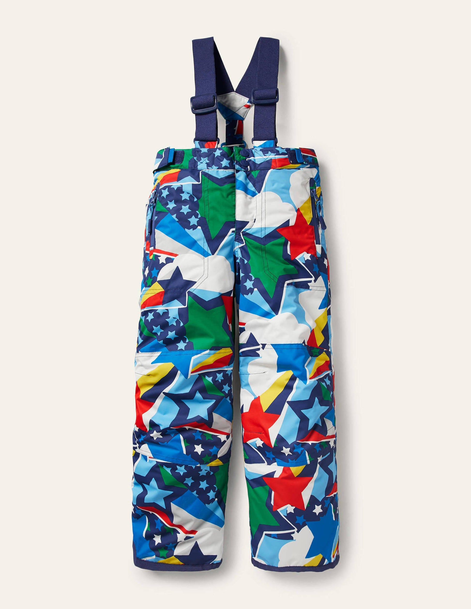 All-weather Waterproof Trouser-Bright Rainbow Stars-1