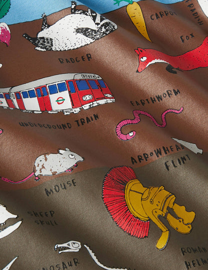 Educational Graphic T-shirt-Surfboard Blue Ground Layers-3