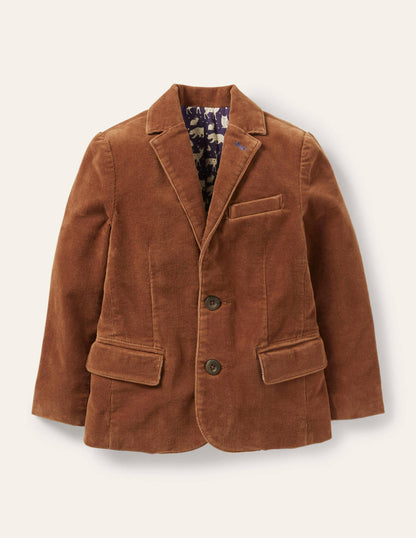 Cord Party Blazer-Terrier Brown-1