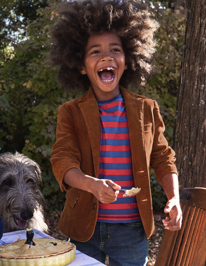 Cord Party Blazer-Terrier Brown-4