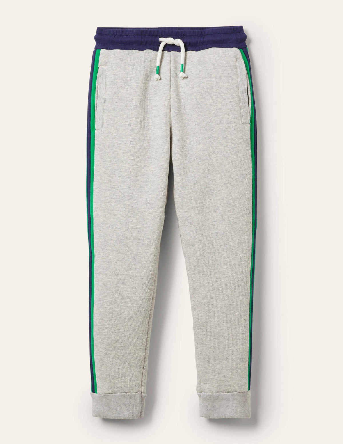 Shaggy-lined Joggers-Grey Marl-1