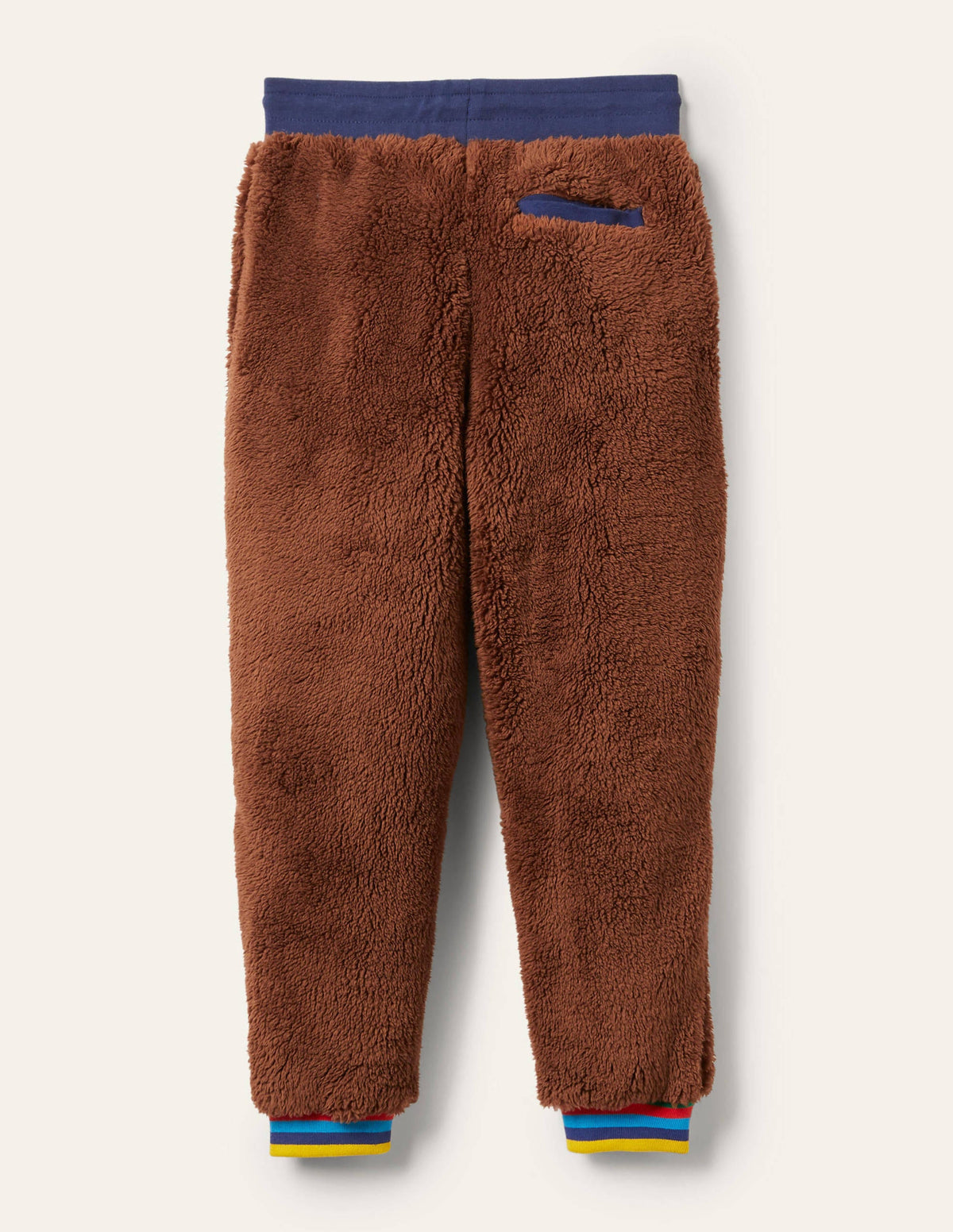 Cosy Teddy Joggers-Brown - Image 2