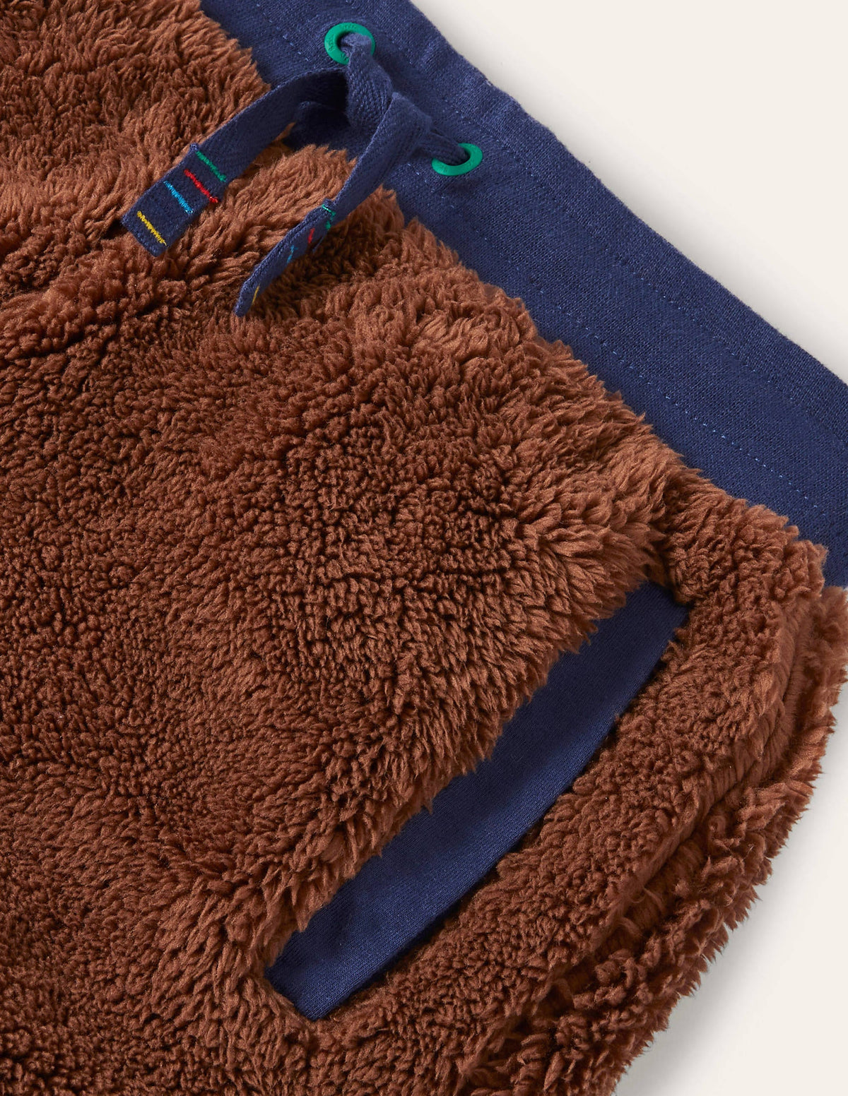 Cosy Teddy Joggers-Brown - Image 3