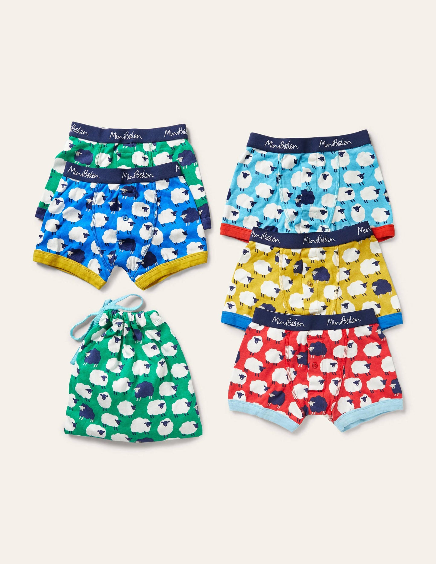 Boxers 5 Pack-Mini Sheep