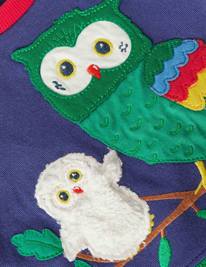 Cosy Sweatshirt-Starboard Blue Owls-3