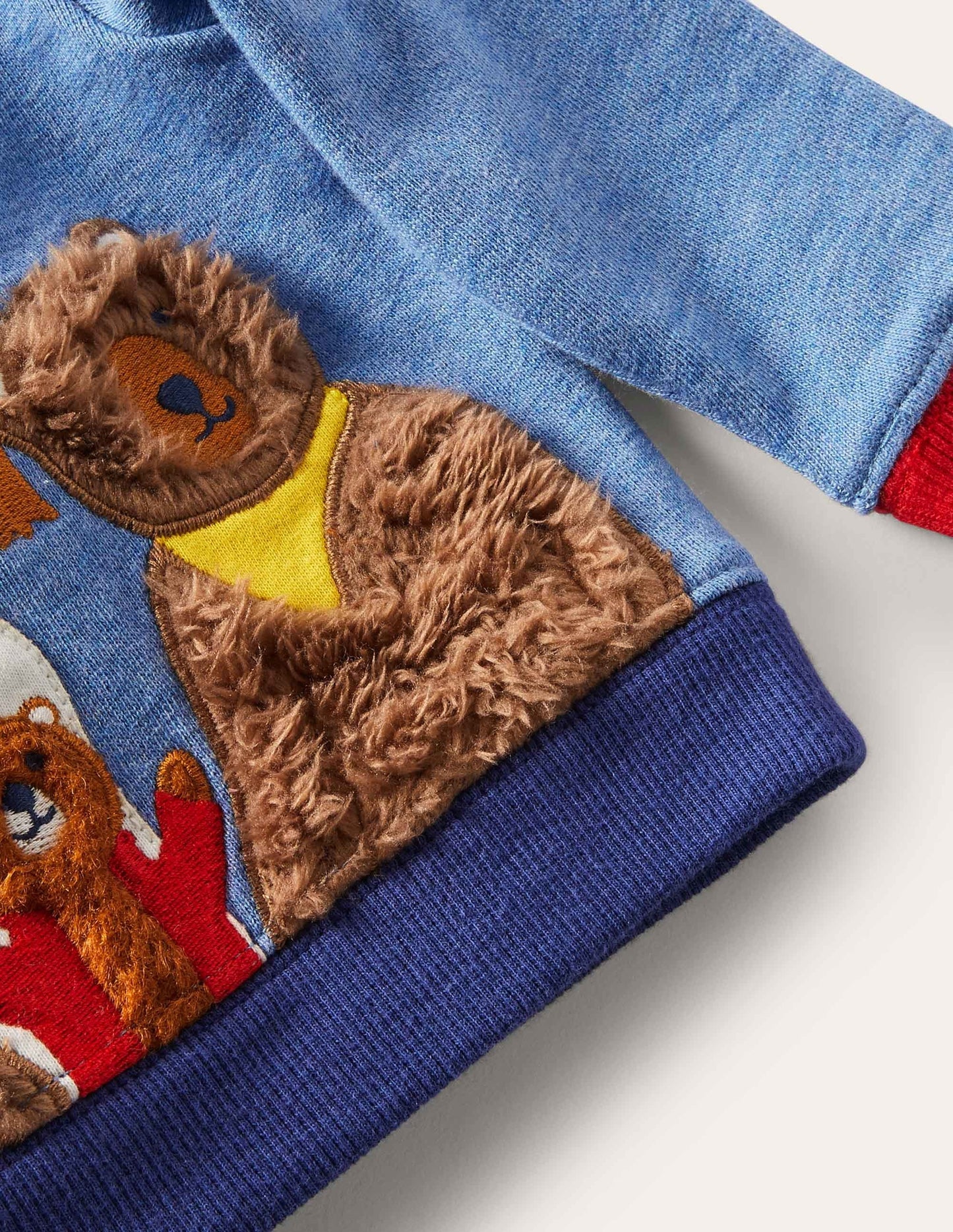 Cosy Sweatshirt & Bottoms Set-Grey Marl Bears