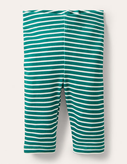 Baby Leggings-Sardinia Green/Ivory-1
